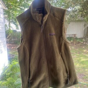 Patagonia Olive Green Fleece Vest